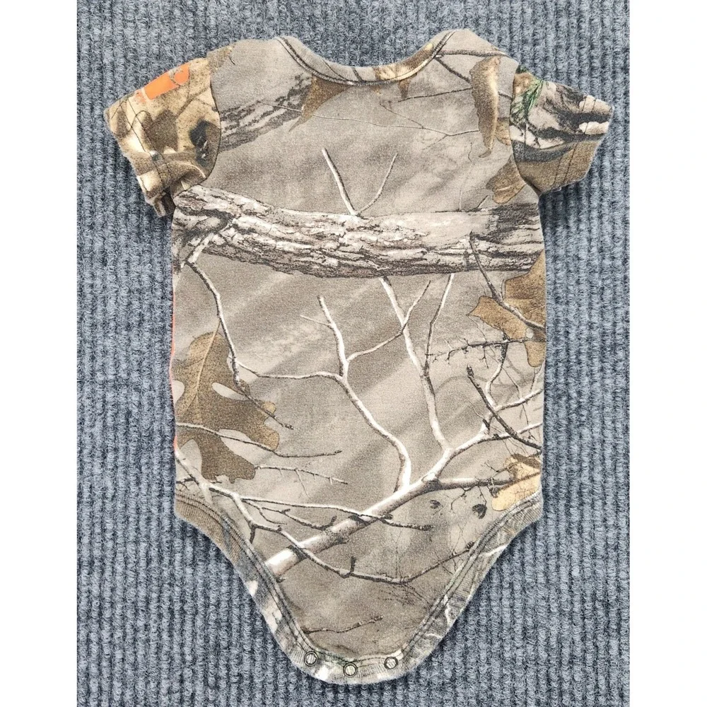 Carhartt One Piece Baby Size 3 Month "Always On The Hunt" Short Sleeves - Picture 7 of 11